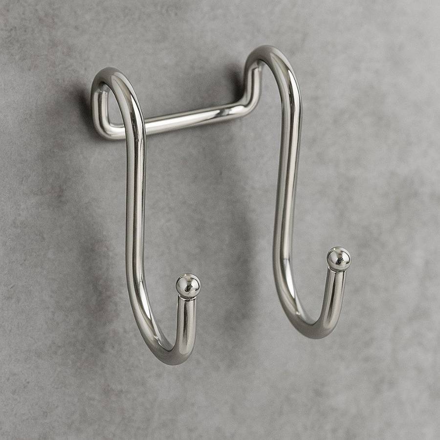 фото Крючок для рейлинга d=16мм ALBA CWJ211D двойной, хром