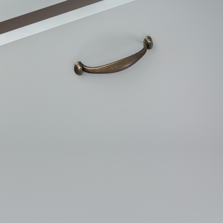 фото Ручка-скоба ЮНОНА, 96 мм, бронза античная