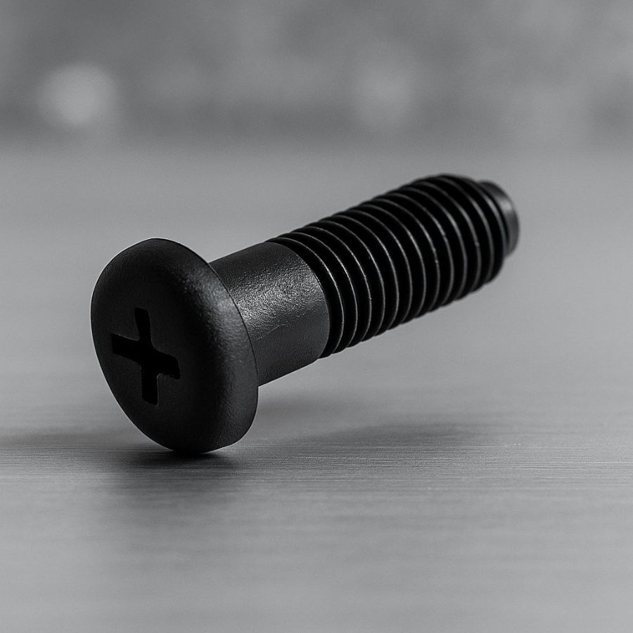 фото Винт пластиковый черный (для кухонной опоры)