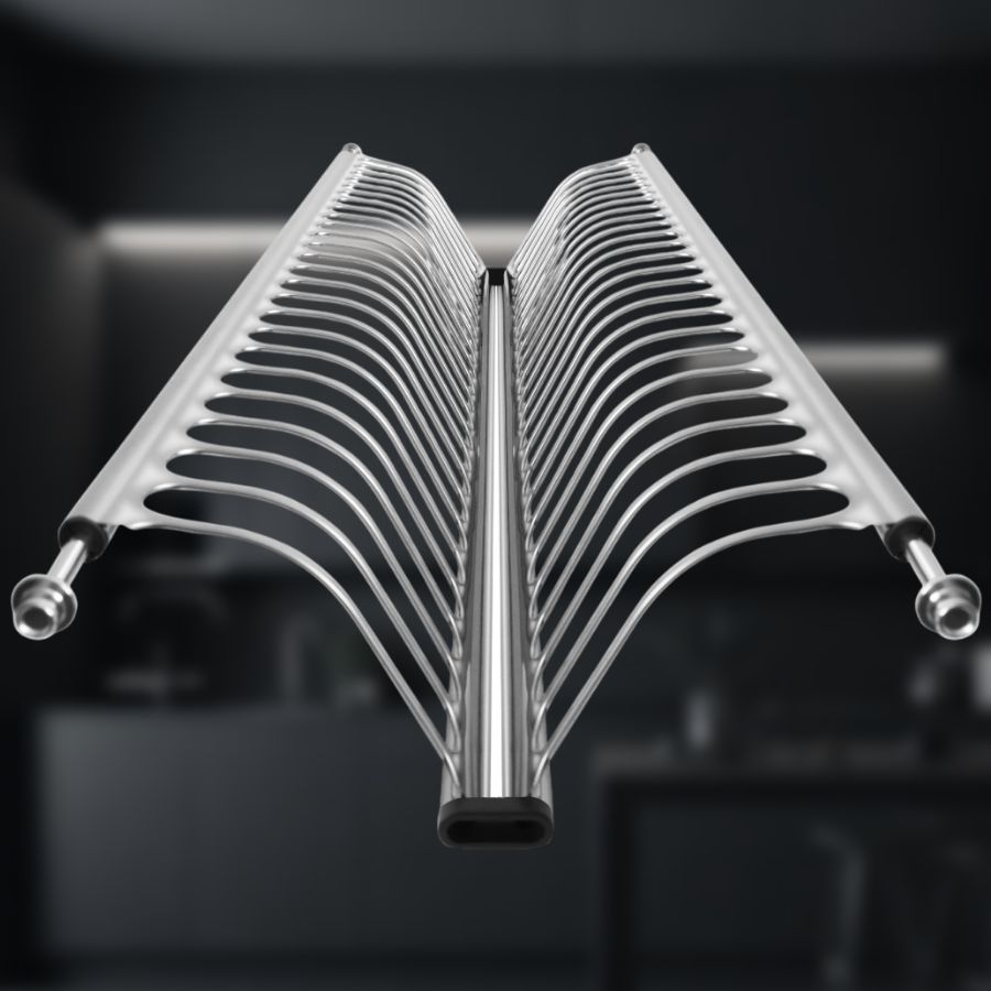 фото Посудосушитель из нержавеющей стали в шкаф 700 мм