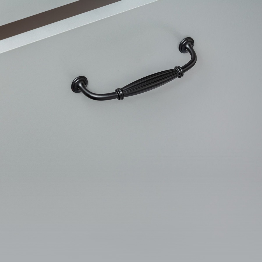 фото Ручка-скоба ТАРФ, 128 мм, черный матовый