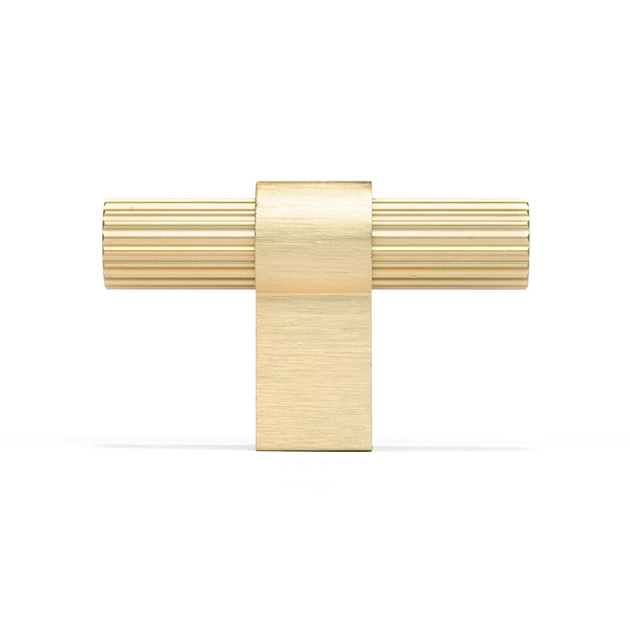 фото Ручка-кнопка ASTREA, золото браш