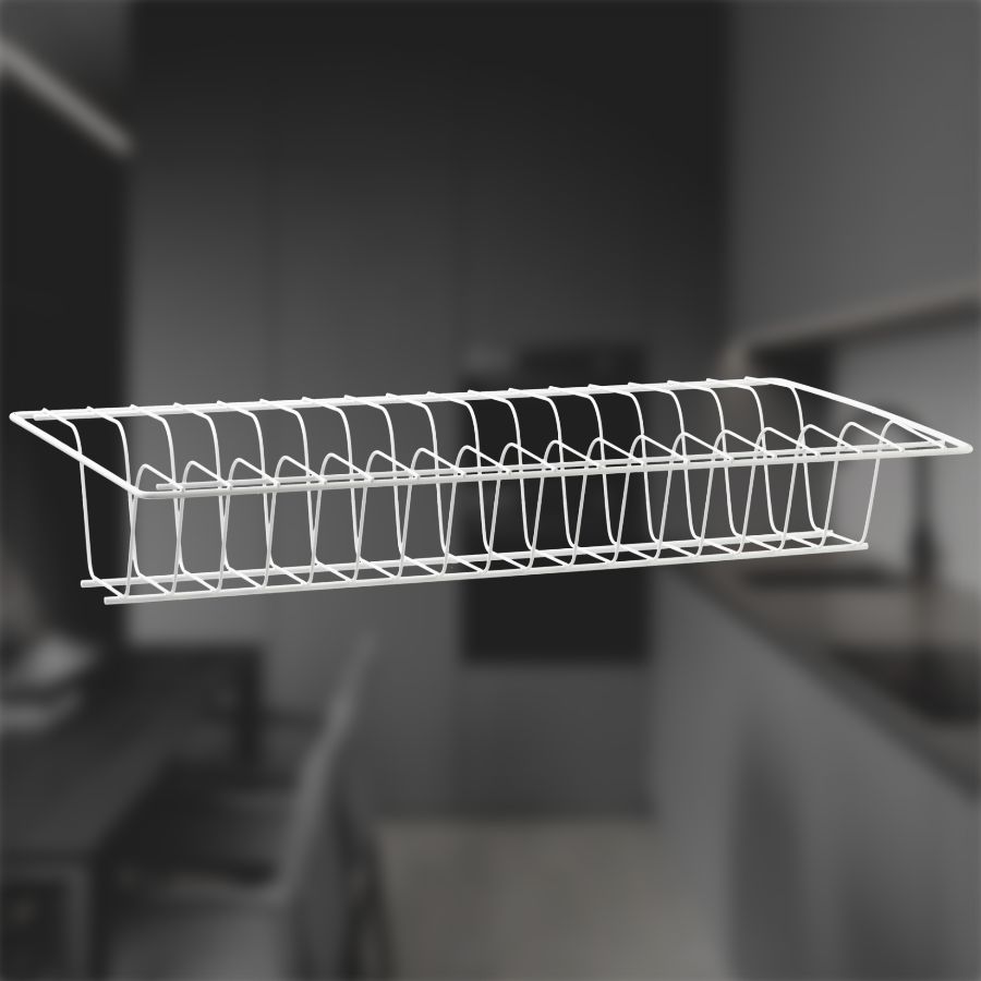 фото Посудосушитель белый в шкаф 500 мм