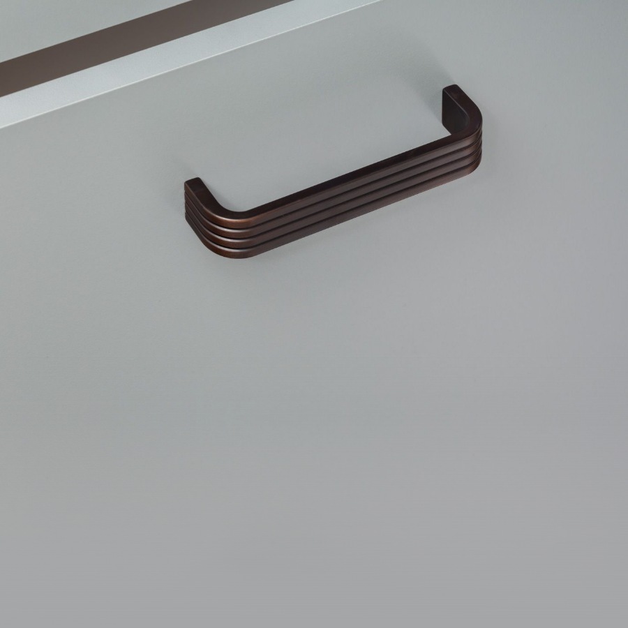 фото Ручка-скоба САРГАС, 128 мм, медь полированная