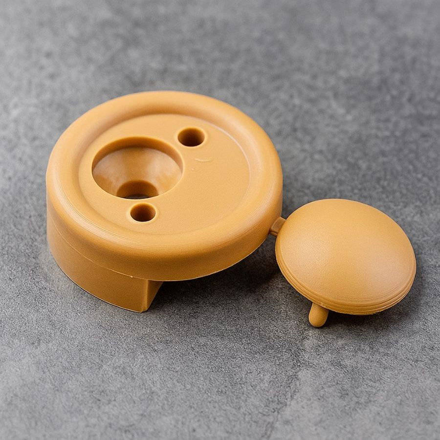 фото Зеркалодержатель пластмассовый 4мм бежевый