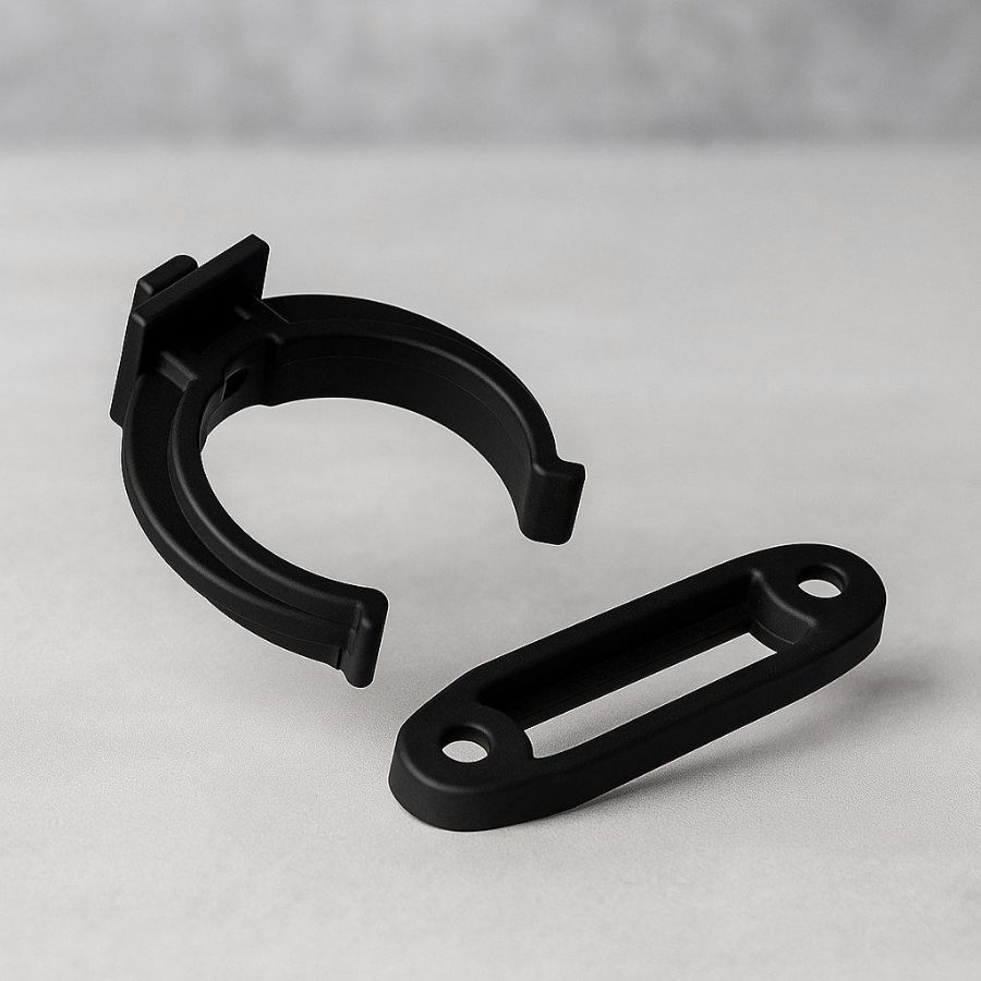 фото Клипса универсальная черная (для кухонной опоры под саморез)