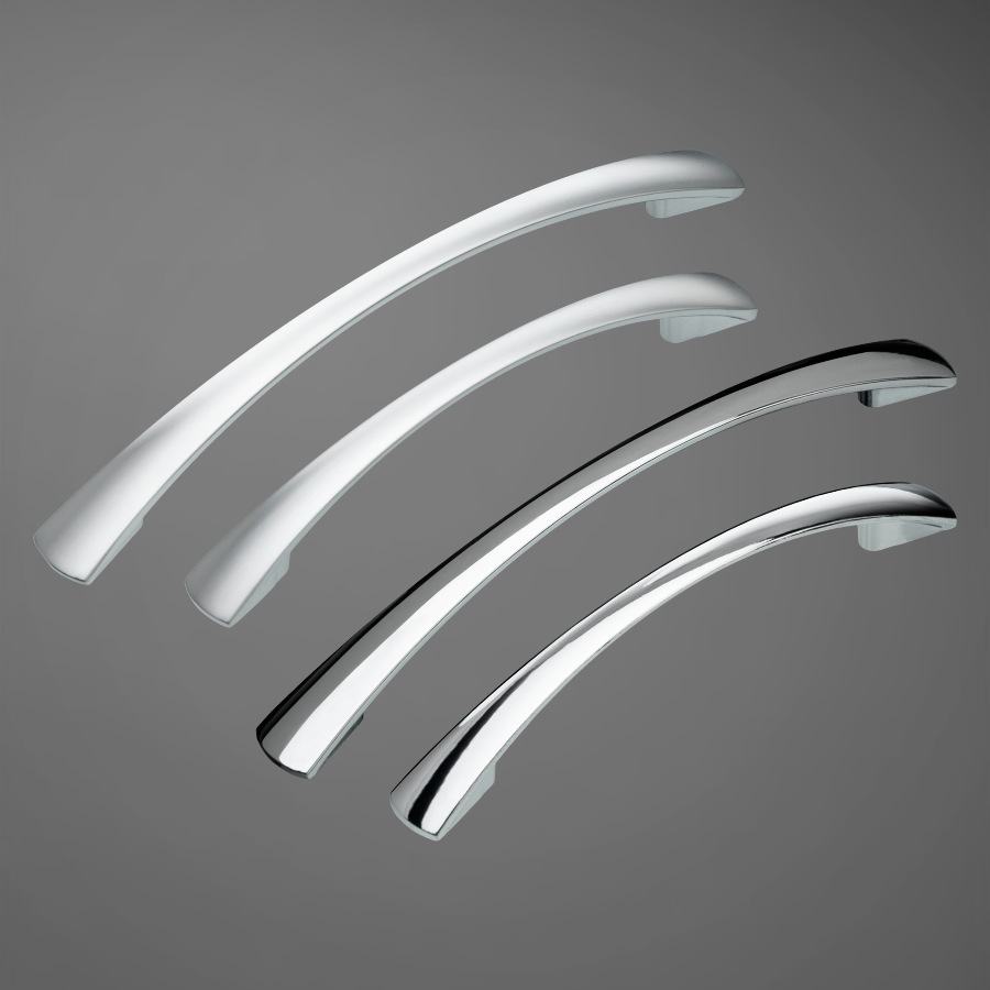 фото Ручка-скоба ЯСОН, 128 мм, хром глянцевый