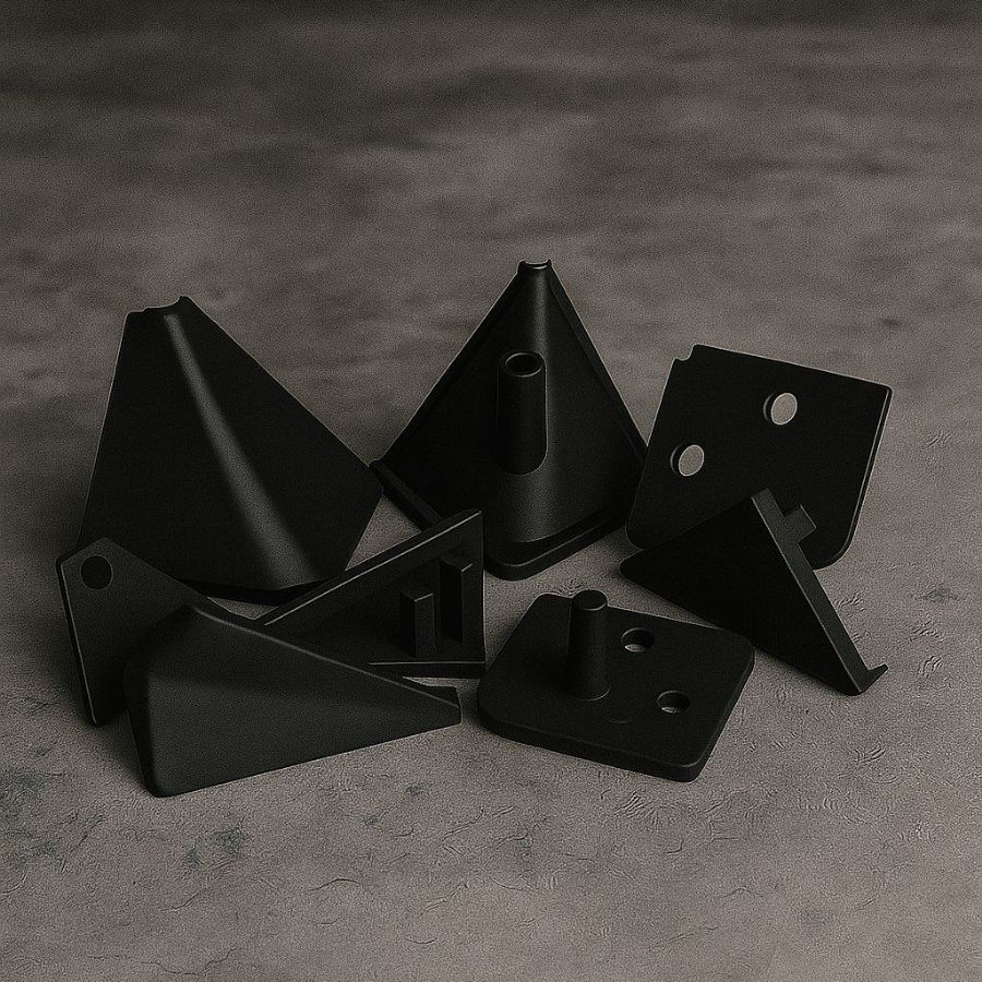 фото Комплект заглушек к плинтусу черный (к арт. 4302)