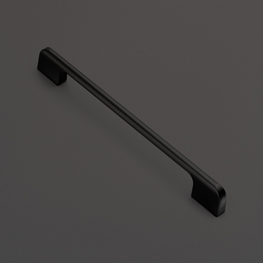 фото Ручка-скоба НИКС, 192 мм, черный матовый