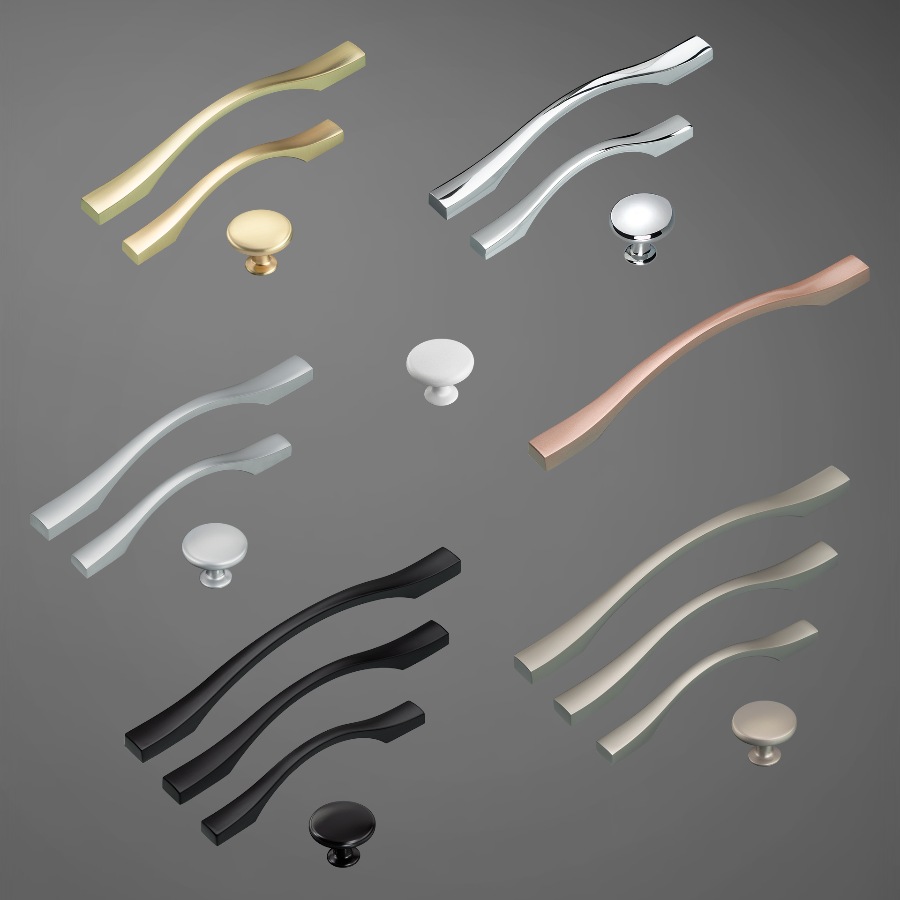 фото Ручка-скоба КАССИО, 160 мм, никель матовый