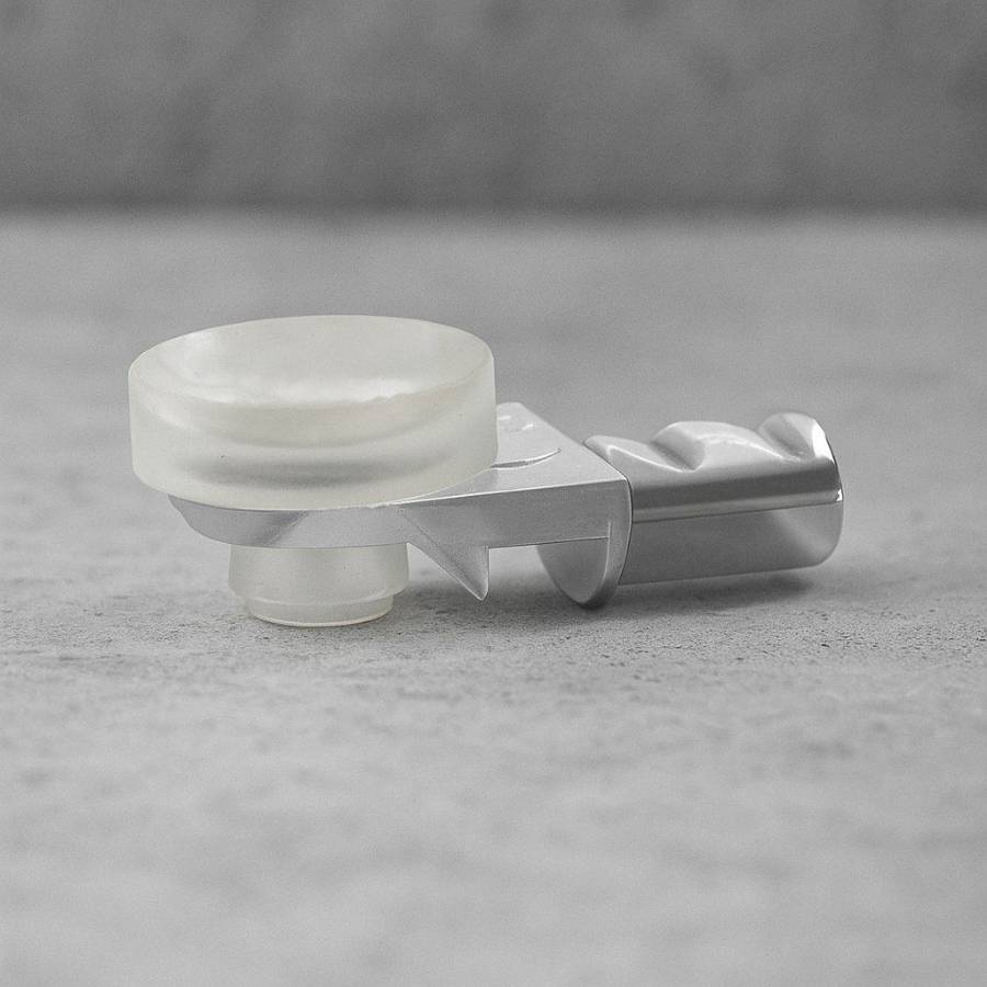 фото Полкодержатель прямой для стеклянной полки 5*8 с амортизатором