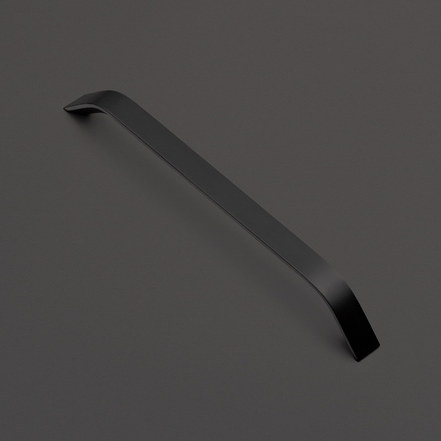 фото Ручка-скоба ДИОНИС, 192 мм, черный матовый