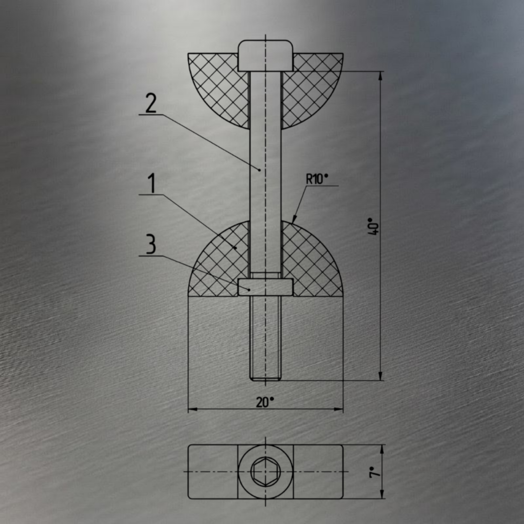 фото Стяжка для плит и столешниц от 10мм