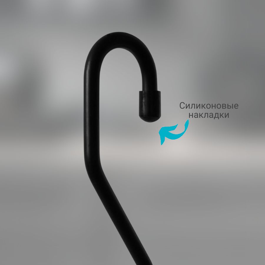 фото Полка для специй CWJ203М-3 ALBA 200x90x275мм Черный матовый