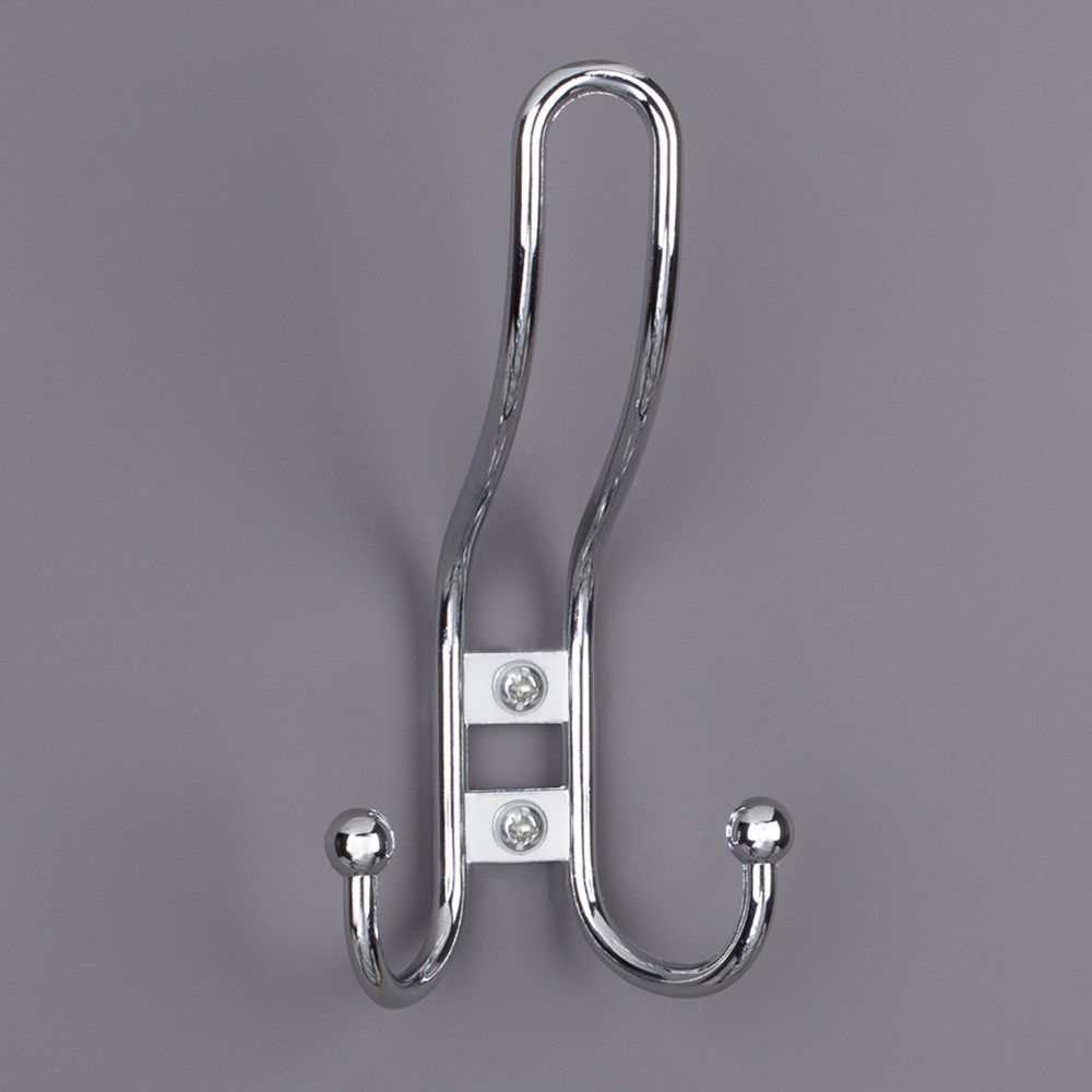 фото Крючок ДЖЕМИНИ трехрожковый, хром глянцевый
