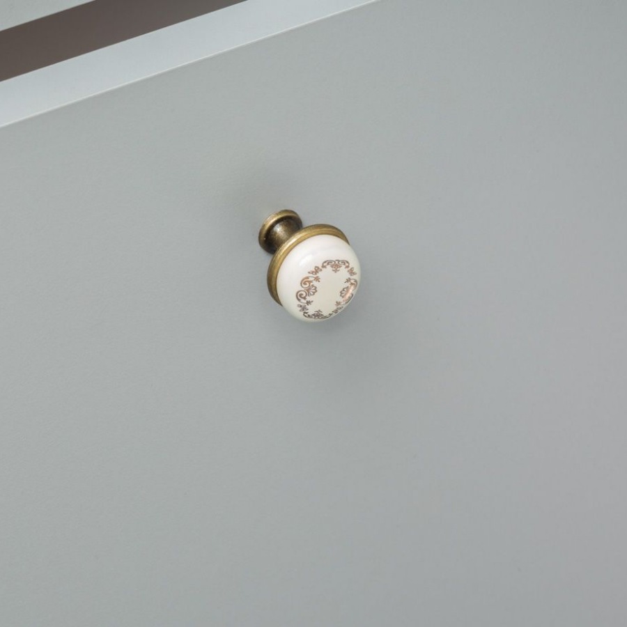 фото Ручка-кнопка ЭРИДА, бронза античная