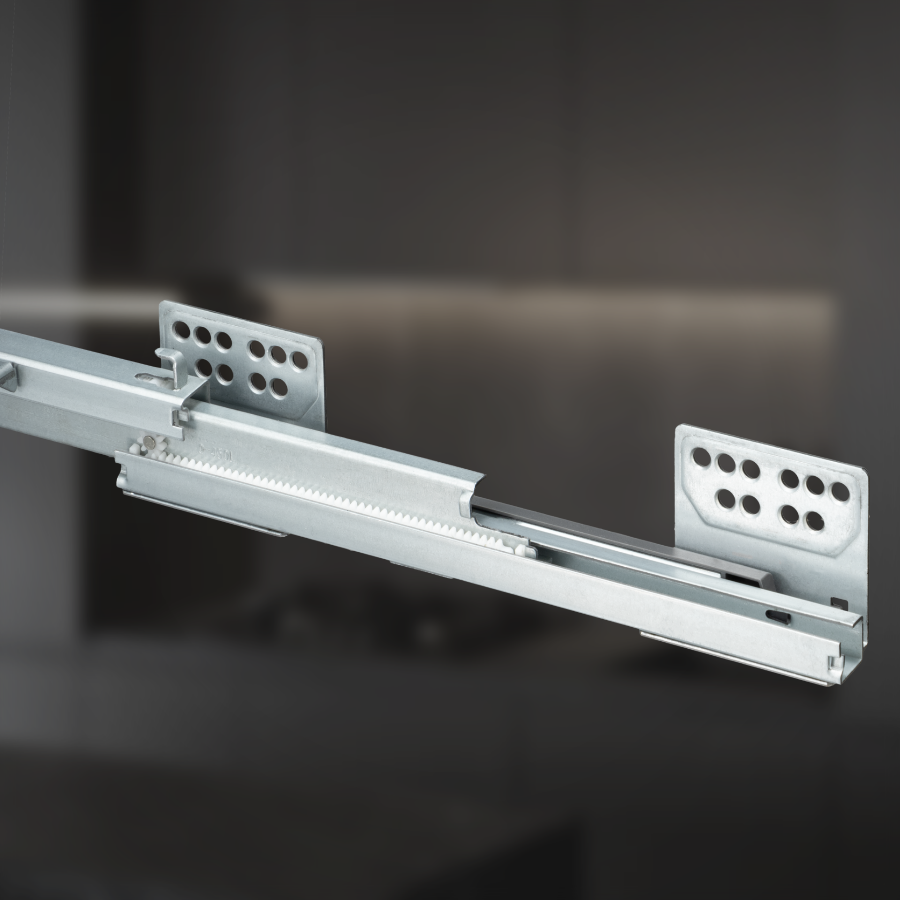 фото Выдвижная корзина двухуровневая в нижнюю базу 200 мм с доводчиком