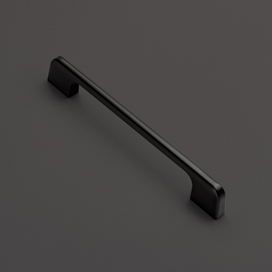 фото Ручка-скоба НИКС, 160 мм, черный матовый