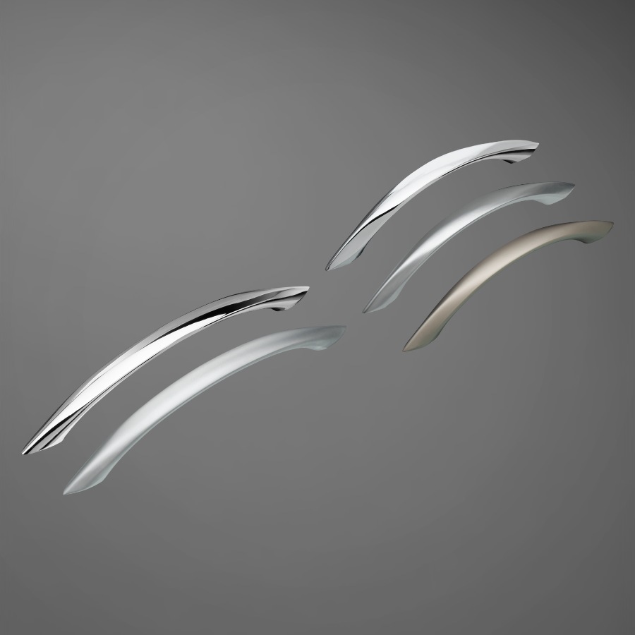 фото Ручка-скоба САРИН, 128 мм, хром матовый