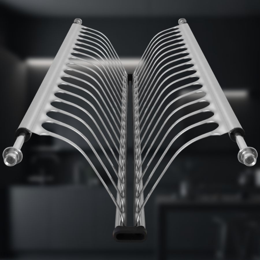 фото Посудосушитель из нержавеющей стали в шкаф 500 мм