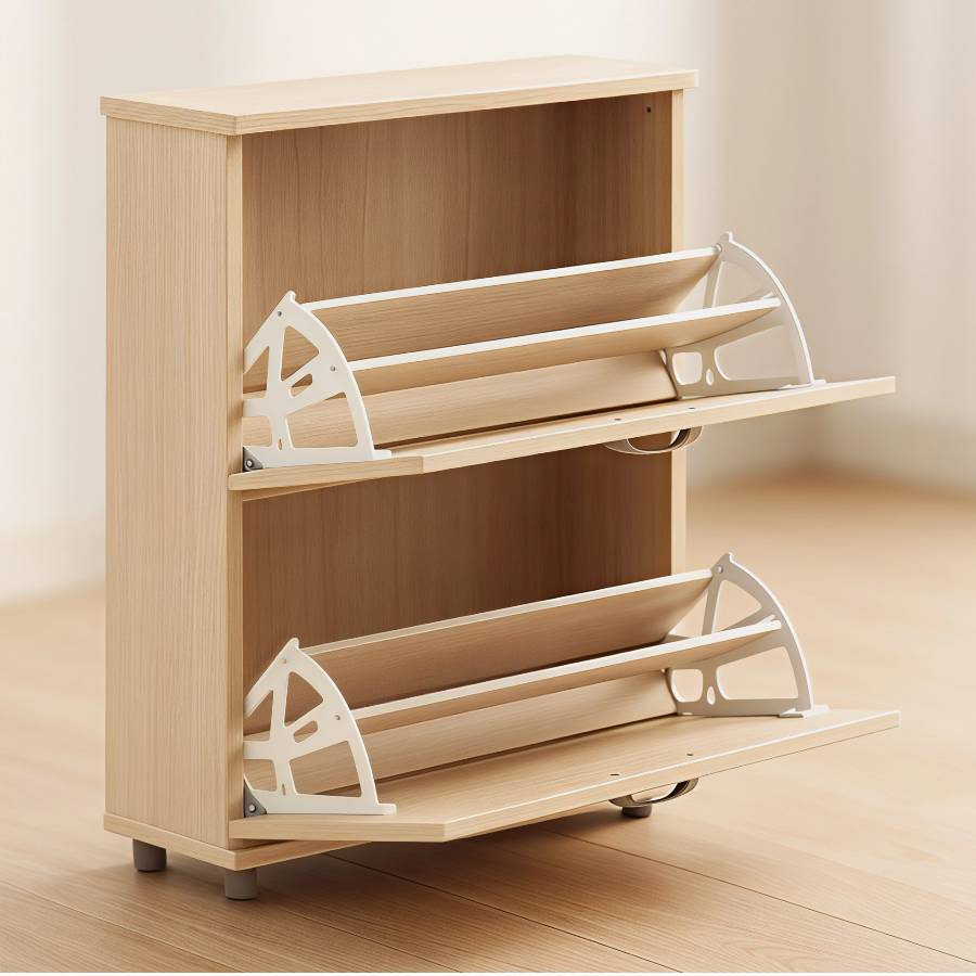 фото Поворотное устройство под обувь, цвет белый