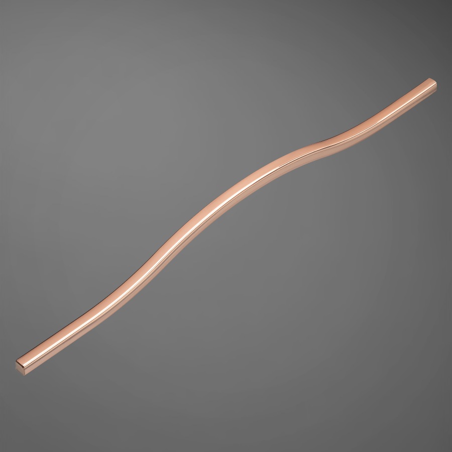 фото Ручка-скоба, 288 мм, золото розовое