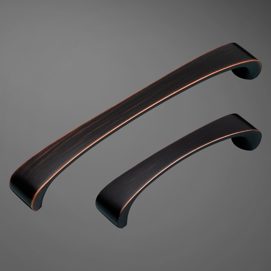 фото Ручка-скоба ПЕРСЕЙ, 96 мм, медь полированная