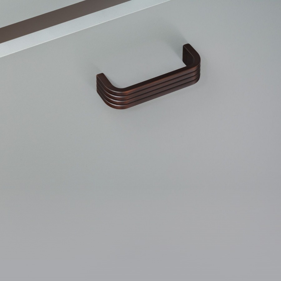 фото Ручка-скоба САРГАС, 96 мм, медь полированная