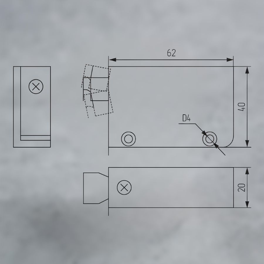 фото Подвеска регулируемая тип VIII белая, правая, Польша