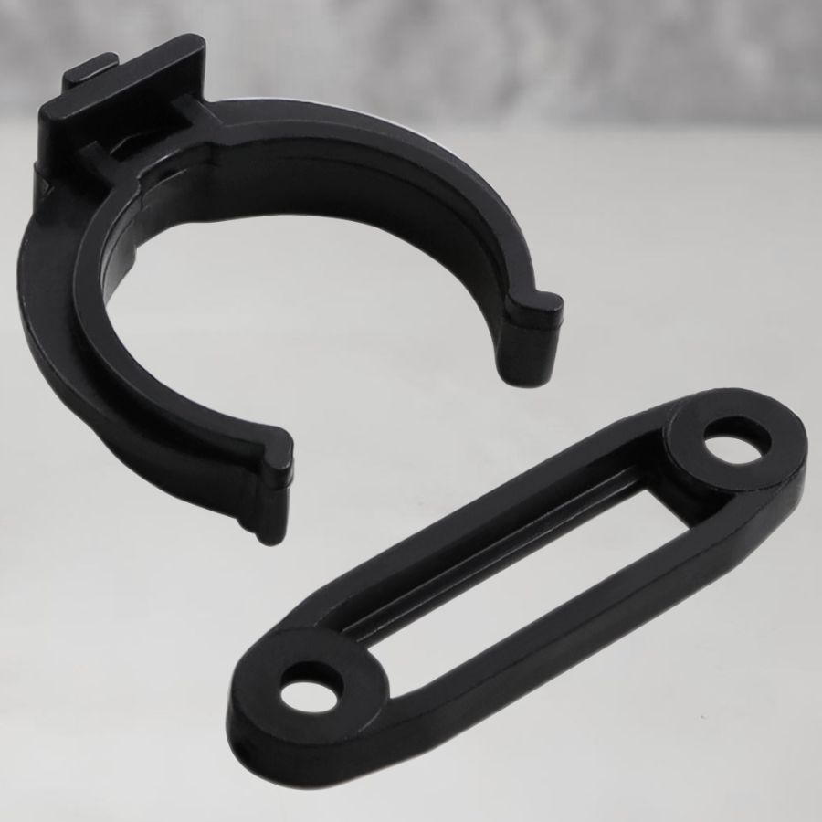 фото Клипса универсальная черная (для кухонной опоры под саморез)