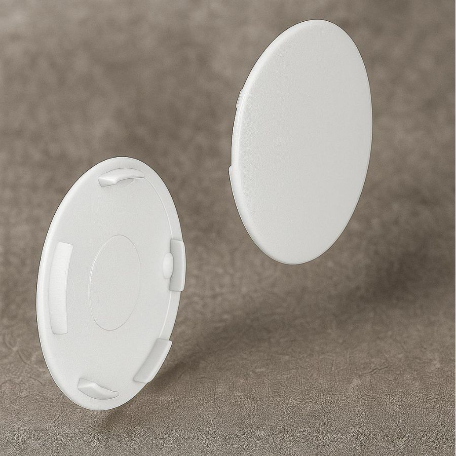 фото Заглушка d=10 810.15.01.10.12 для скрытой подвески 818, белая, CAMAR