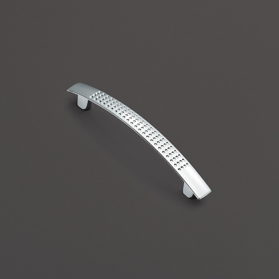 фото Ручка-скоба АЛЬНАИР, 96 мм, хром глянцевый