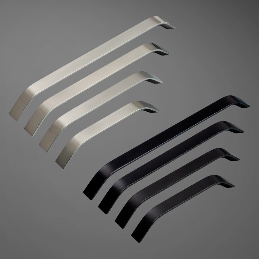 фото Ручка-скоба ДИОНИС, 160 мм, черный матовый