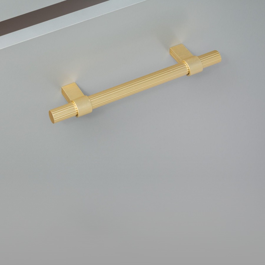 фото Ручка-скоба АСТРЕЯ, 128 мм, золото браш