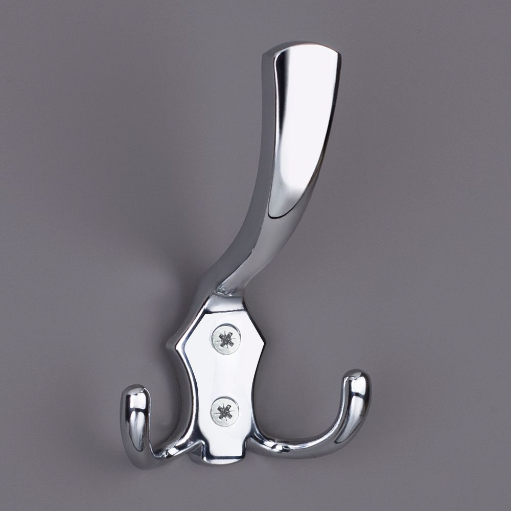 фото Крючок РОМБО трехрожковый, хром глянцевый