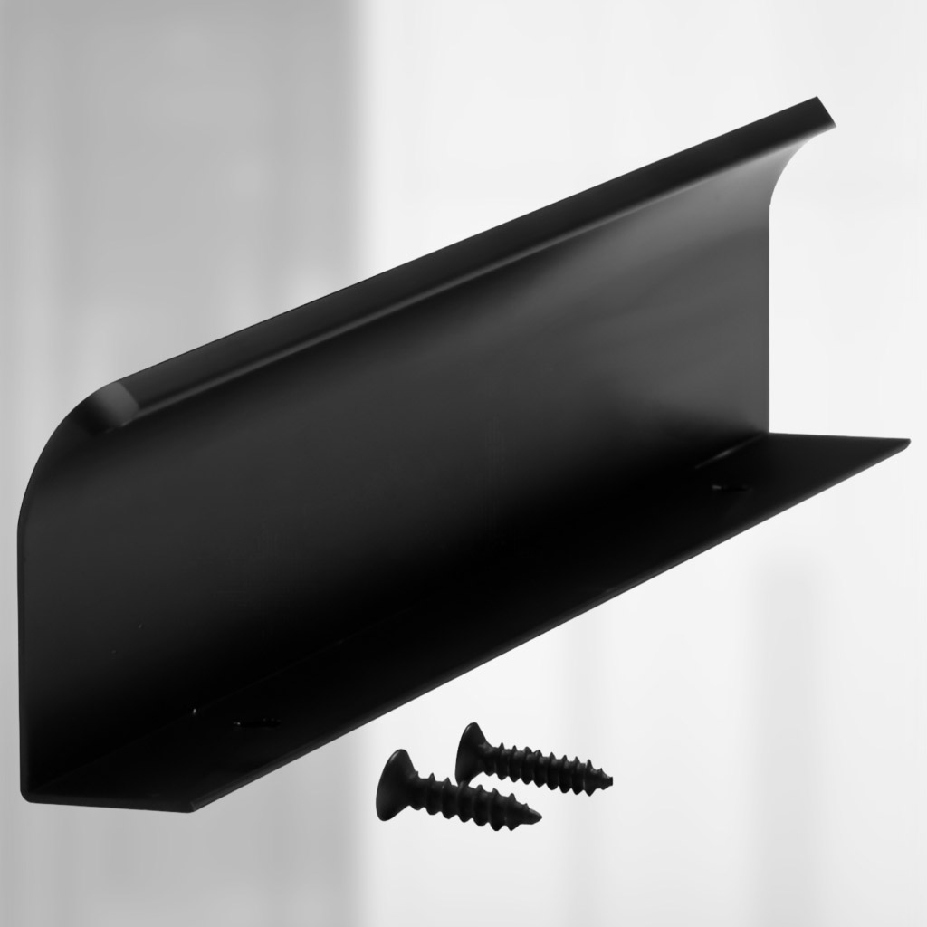 фото Ручка-скоба ТИТАН, 128/200 мм, черный матовый