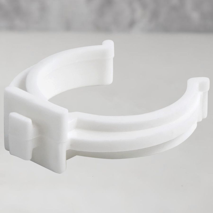 фото Клипса универсальная белая (для кухонной опоры под саморез)