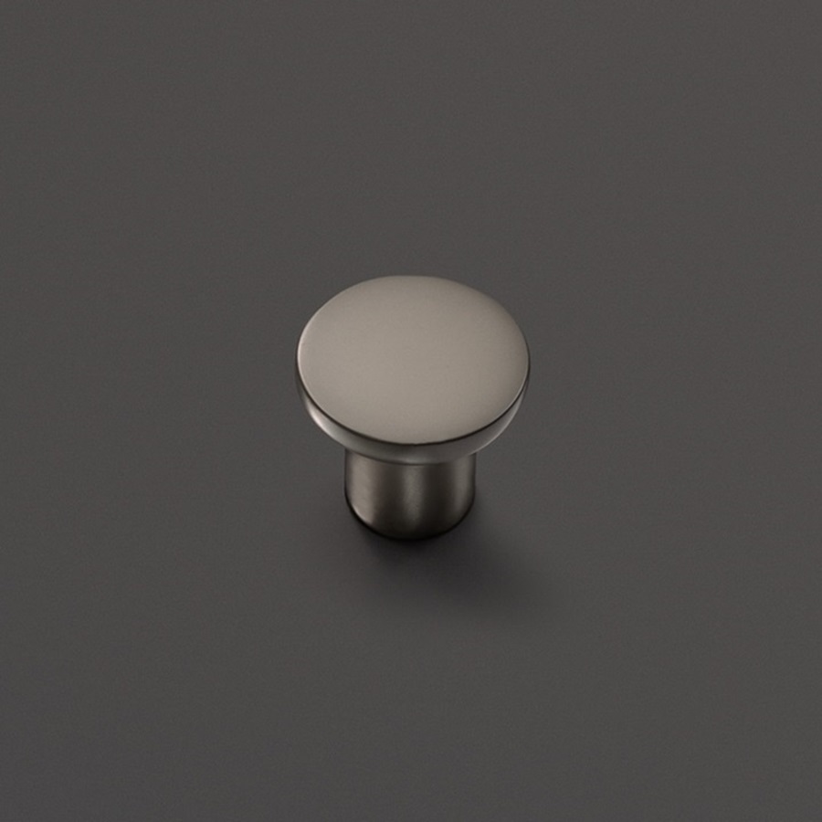 фото Ручка-кнопка ТЕЙЯ, серый матовый