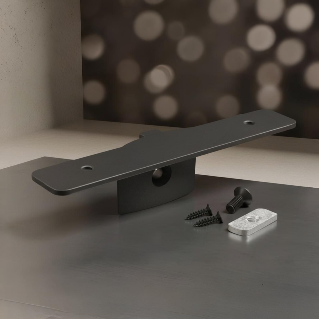 фото Держатели полки LEGO с винтами, цвет серый графит