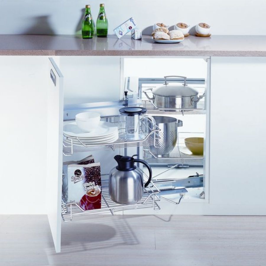 фото Волшебный уголок PTJ017GA5 ALBA (860-960)х480х560мм левый с доводчиком