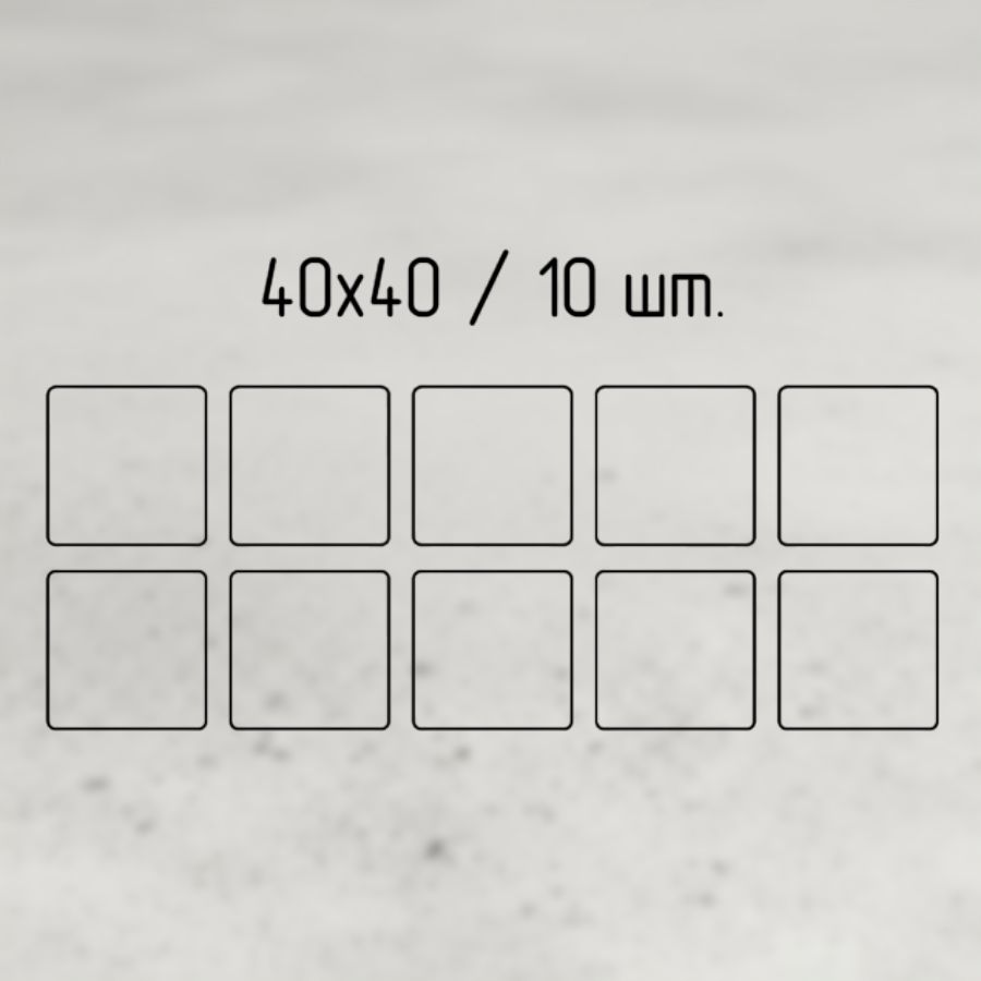 фото Подпятник войлочный 4х4 см (10 шт на листе) WEISS-A4040, цвет коричневый, Турция