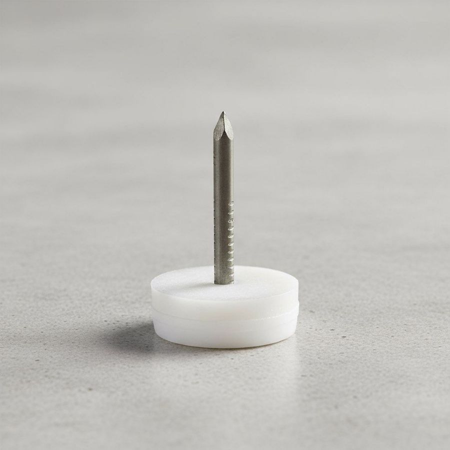 фото Подпятник с гвоздиком белый 1000 штук