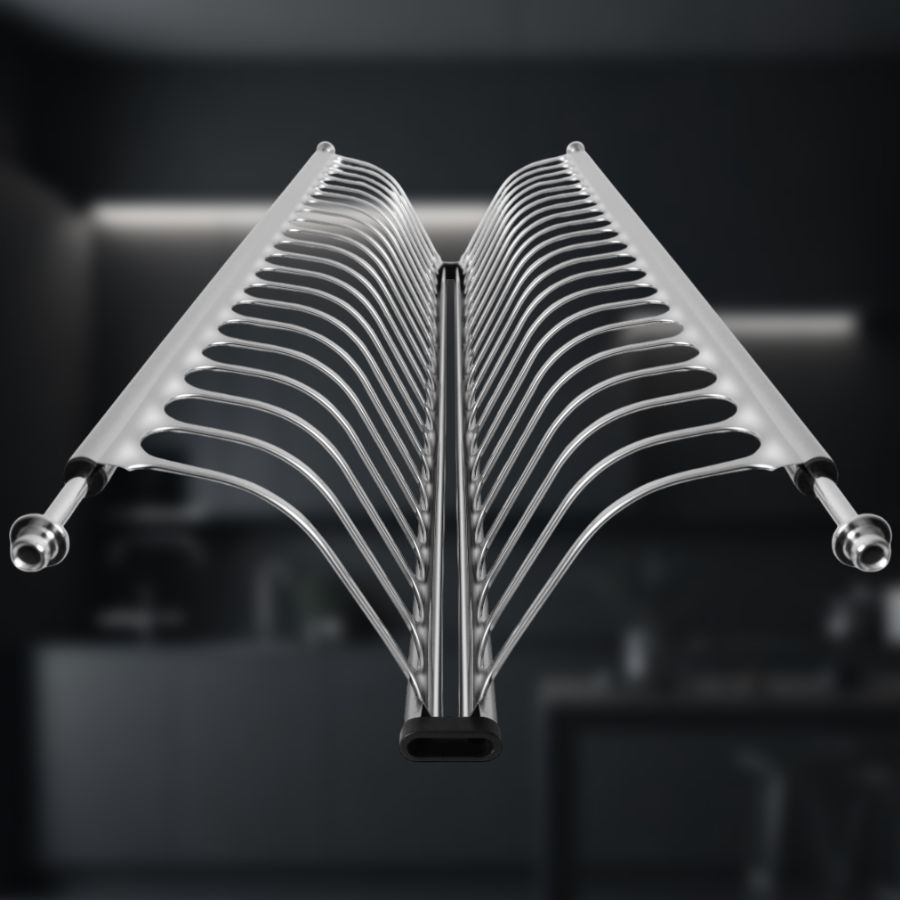 фото Посудосушитель из нержавеющей стали в шкаф 600 мм