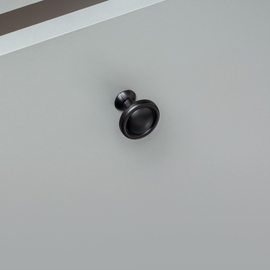 фото Ручка-кнопка ТАРФ, черный матовый