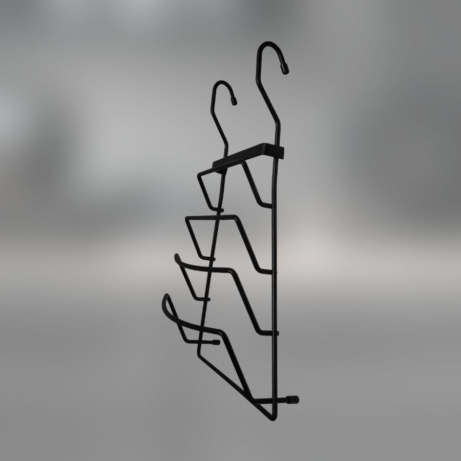 фото Полка для крышек CWJ204A.2 ALBA 210х110х370мм черный матовый