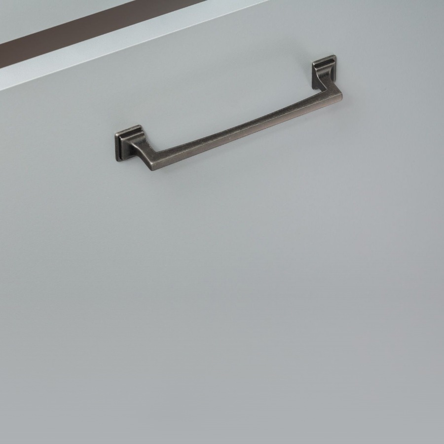 фото Ручка-скоба ГЕРА, 128 мм, серебро