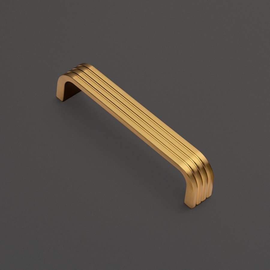 фото Ручка-скоба САРГАС, 128 мм, бронза полированная