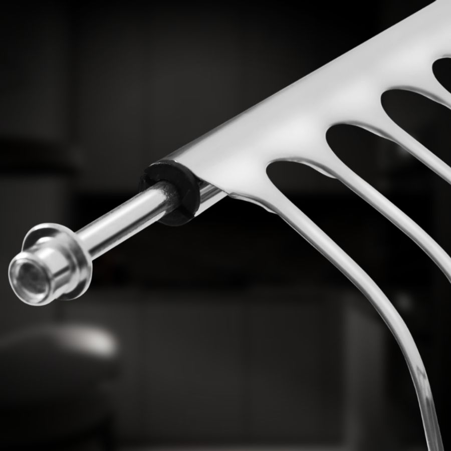 фото Посудосушитель одноуровневый из нержавеющей стали в шкаф 500 мм