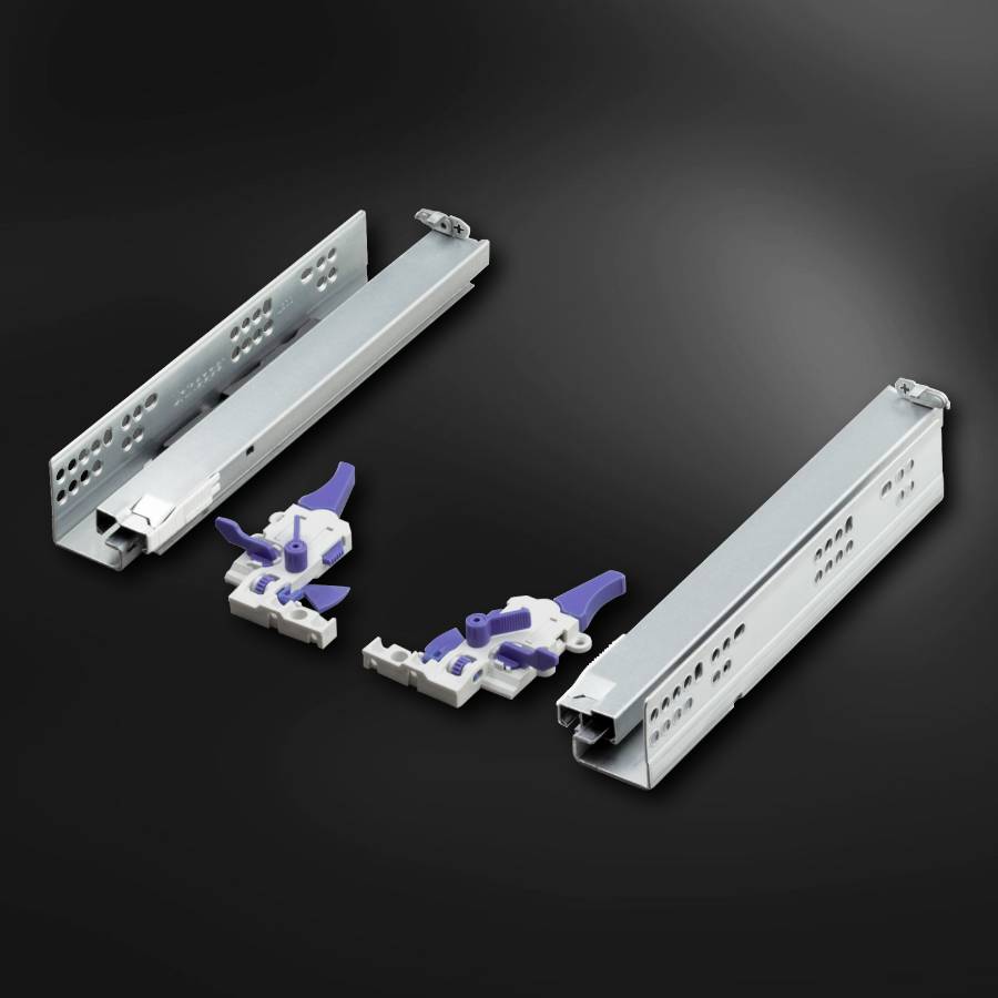 фото Направляющие 270 мм Unihopper скрытого типа с 3D регулировкой, открытие нажатием