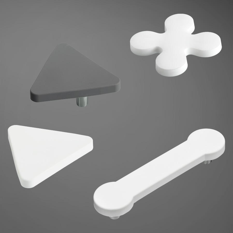 фото Ручка-кнопка ЛИЛО, белый